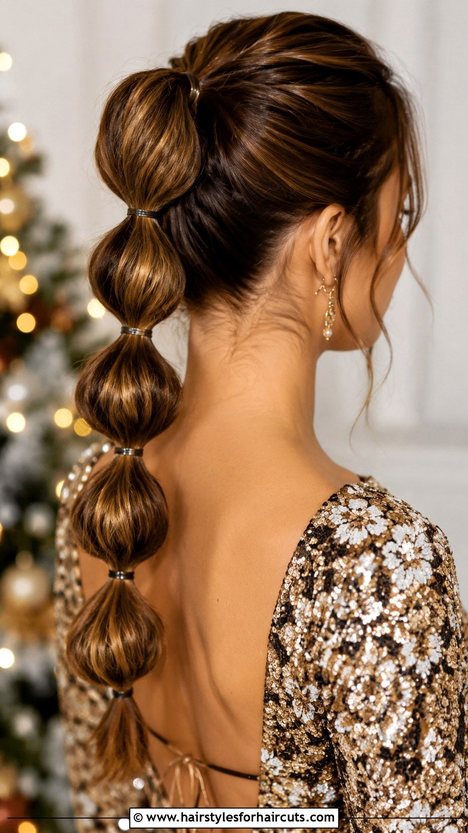 Bubble Braid Ponytail - 25 quinceanera hairstyles straight hair - 25 quinceanera hairstyles straight hair