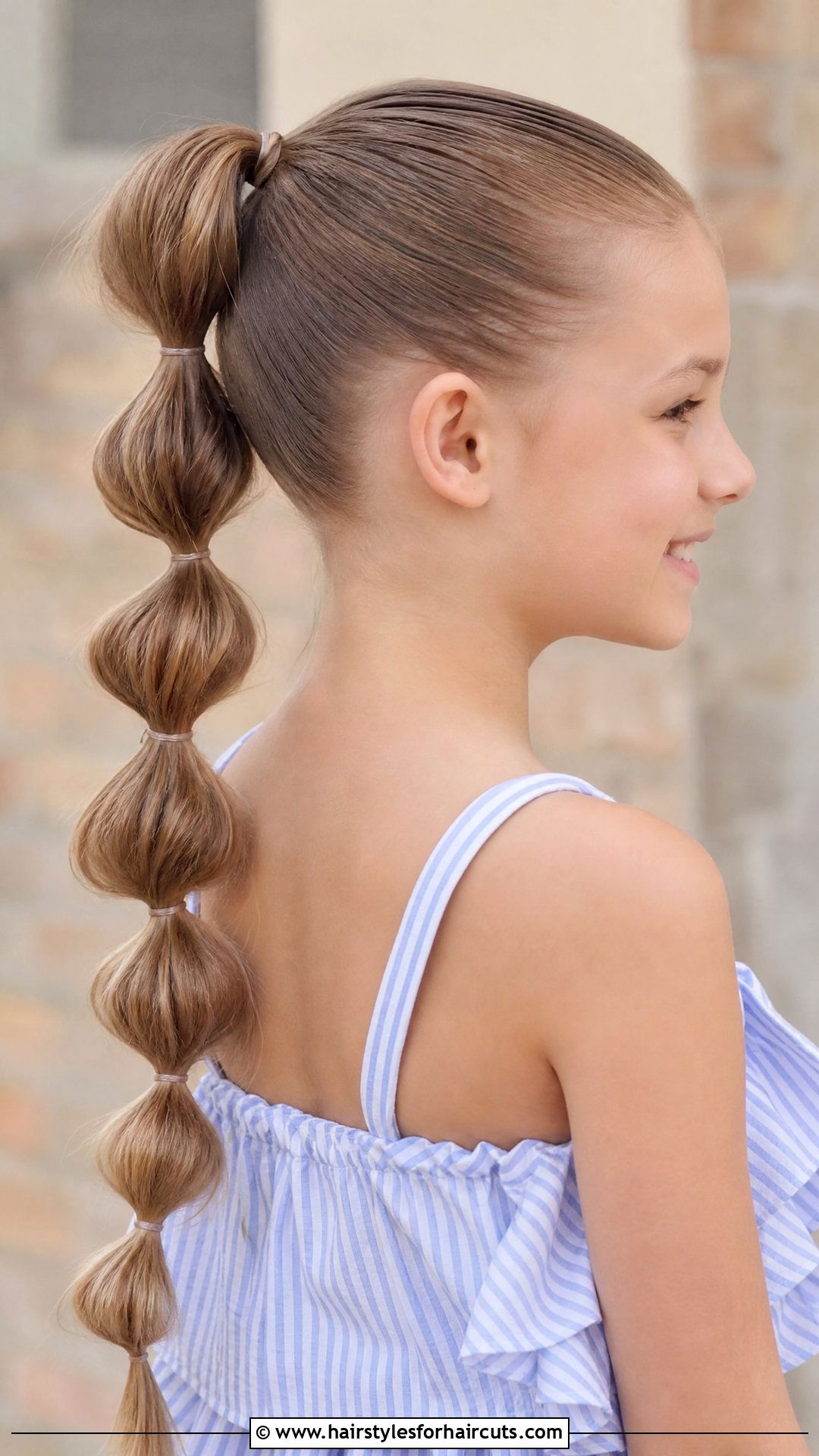 Bubble Braid Ponytail - 25 summer hairstyles for girls - 25 summer hairstyles for girls