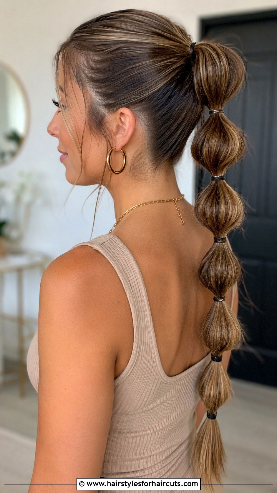 Bubble Braid Ponytail - 25 country concert hairstyles - 25 country concert hairstyles