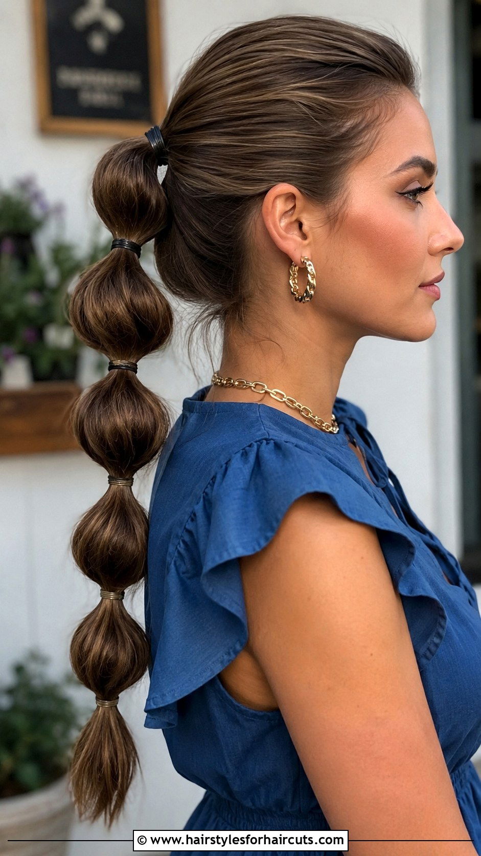 Bubble Braid Ponytail - 25 easy formal hairstyles for long hair - 25 easy formal hairstyles for long hair