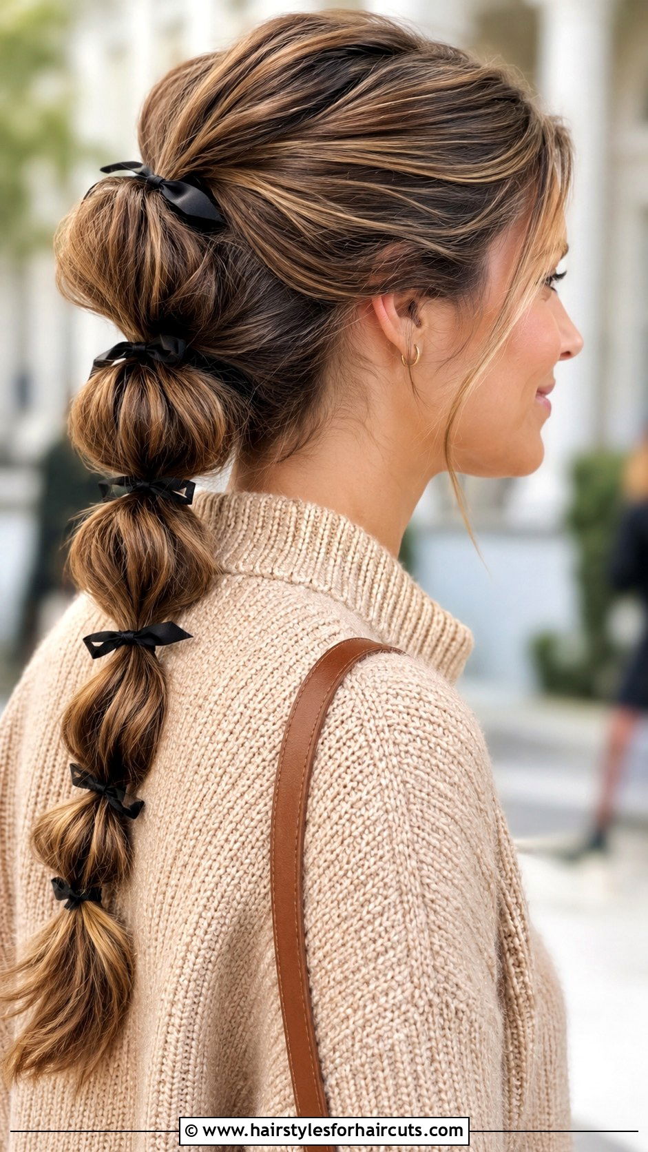 Bubble Braid Ponytail - 25 fall hairstyles - 25 fall hairstyles