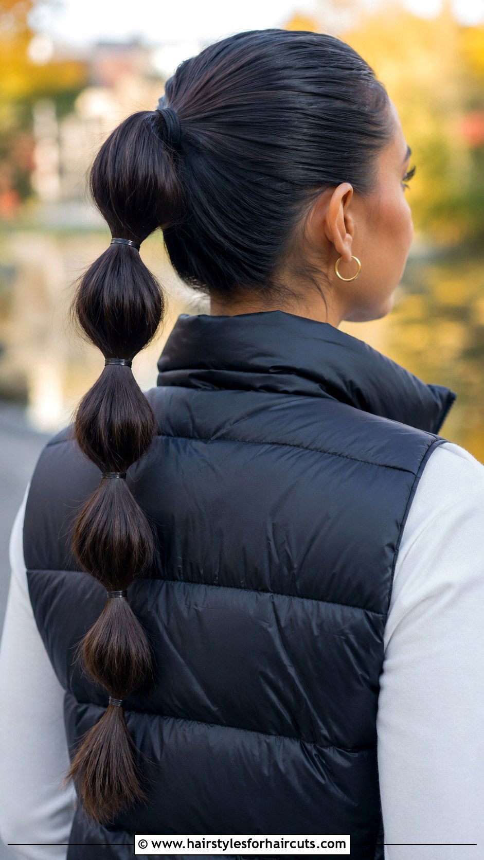 Bubble Braid Ponytail For Windy Days - 25 hairstyles for windy days - 25 hairstyles for windy days