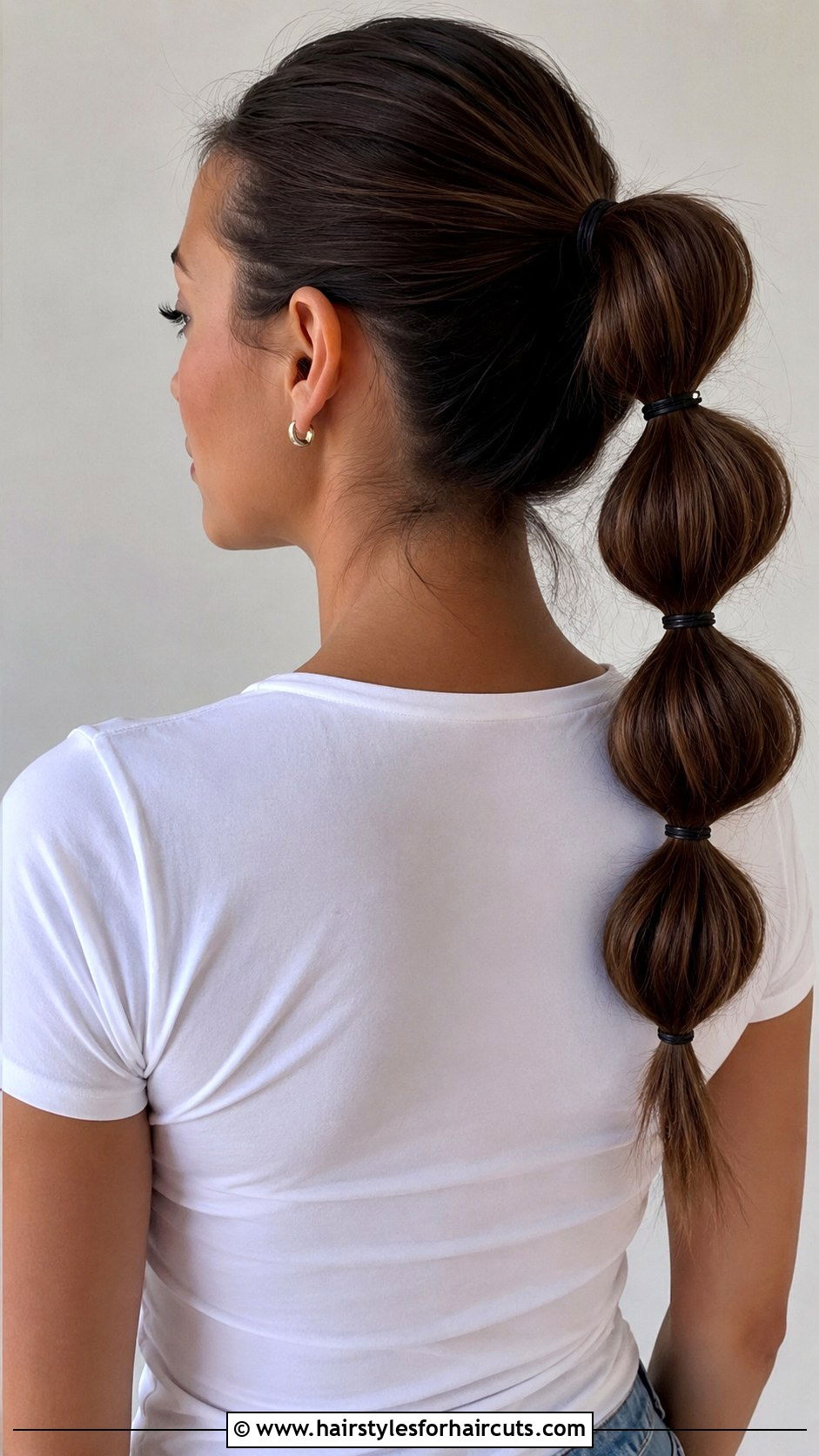 Bubble Braid Ponytail - 25 2000s hairstyles - 25 2000s hairstyles