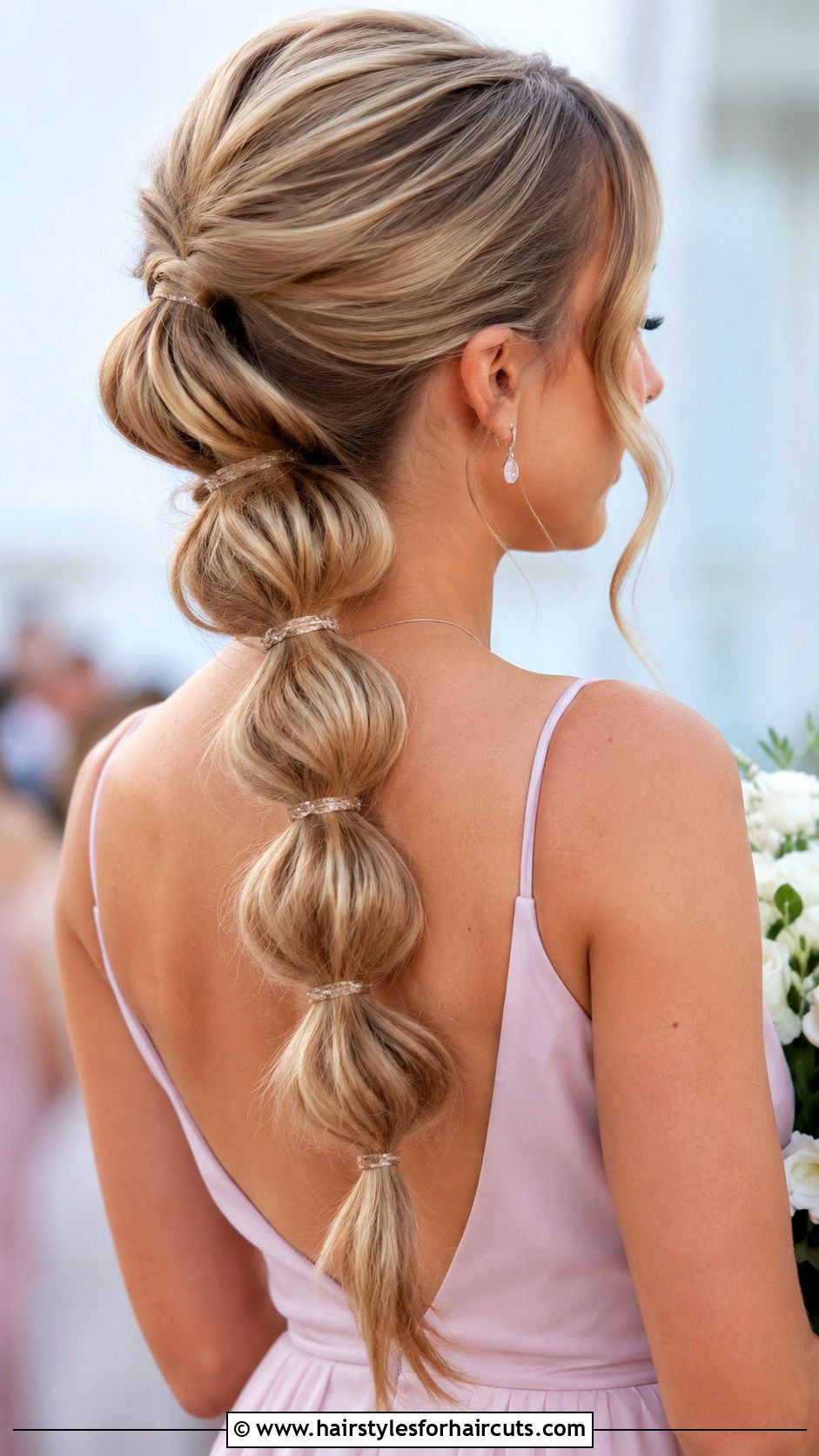 Bubble Braid Wedding Hairstyle - 25 cute hairstyles for weddings - 25 cute hairstyles for weddings