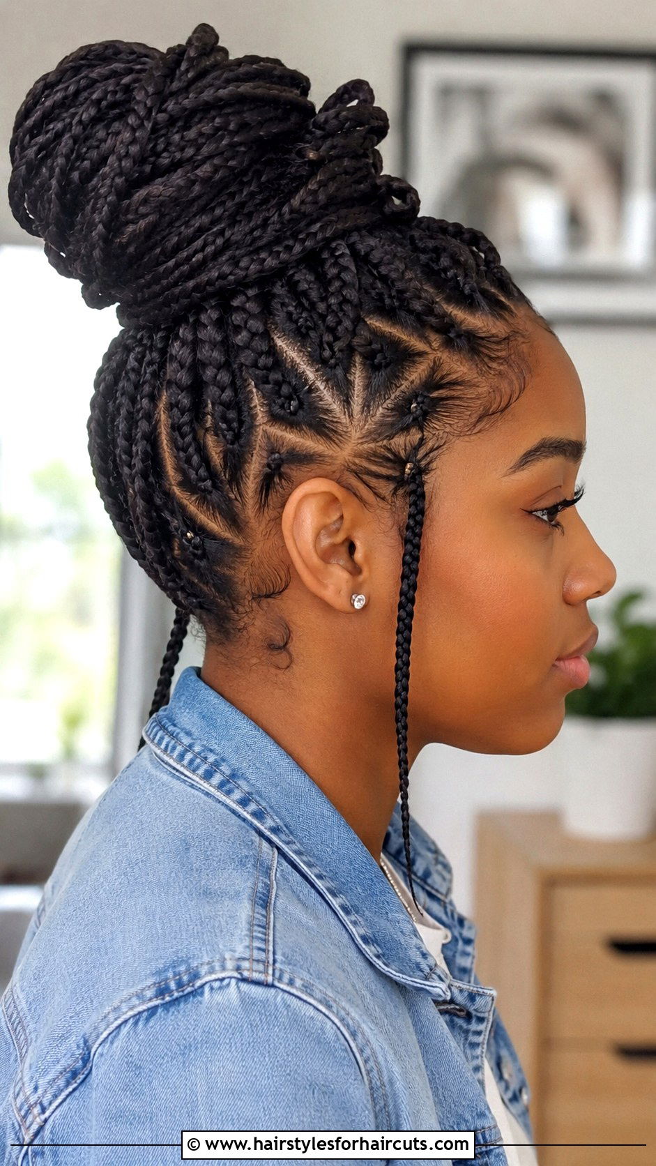 Bubble Braided Bun - 25 braided buns hairstyles for black hair - 25 braided buns hairstyles for black hair