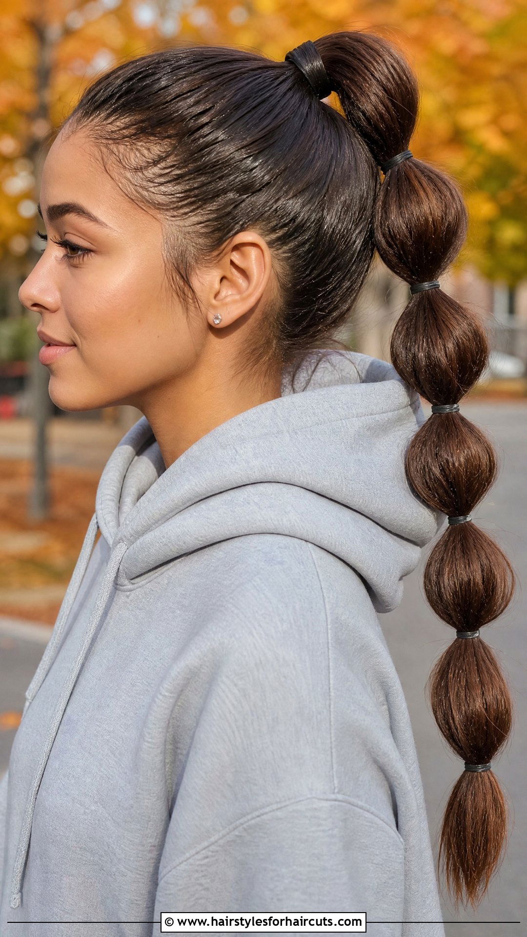 Bubble Braids Ponytail - 25 y2k hairstyles - 25 y2k hairstyles