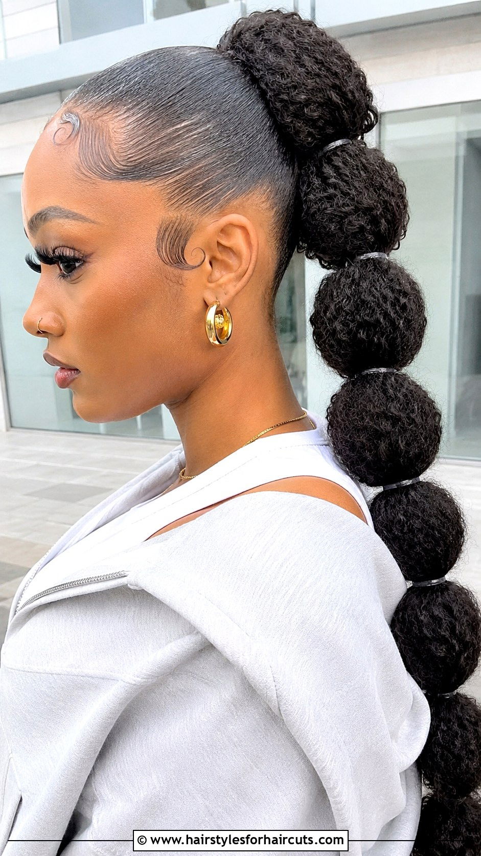Bubble Curly Weave Ponytail - 25 curly weave ponytail hairstyles for black hair - 25 curly weave ponytail hairstyles for black hair