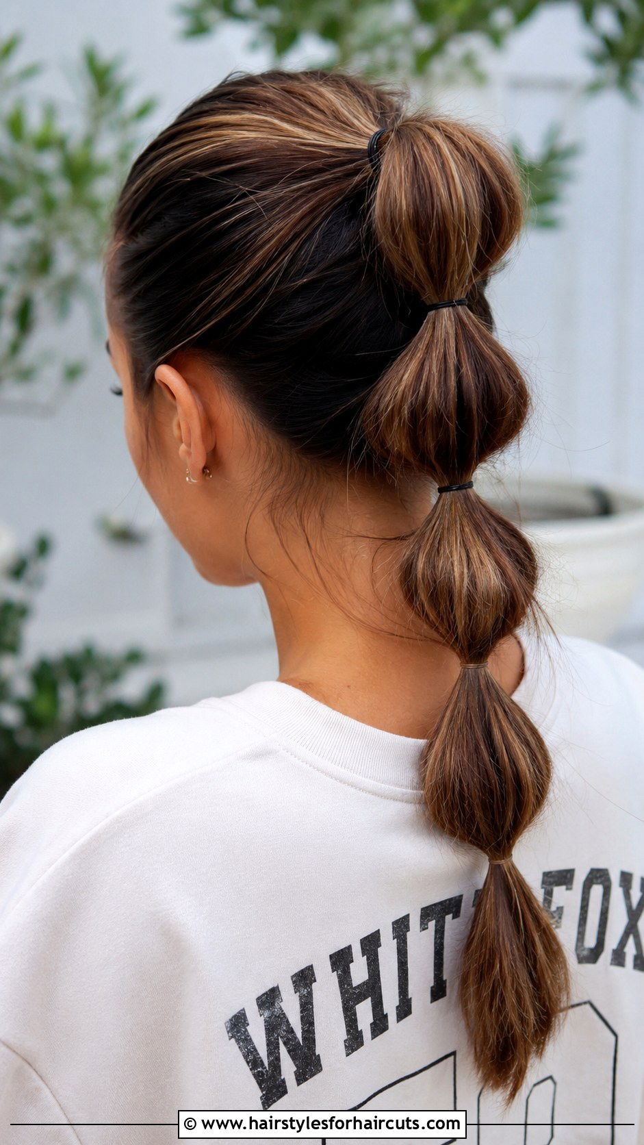 Bubble Ponytail - 25 hairstyles for clean hair - 25 hairstyles for clean hair