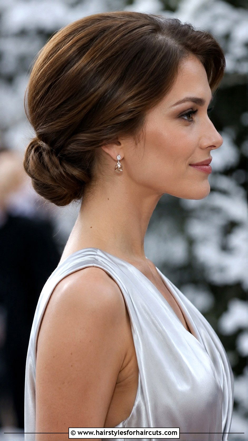 Bump With Low Chignon - 25 bump hairstyles - 25 bump hairstyles