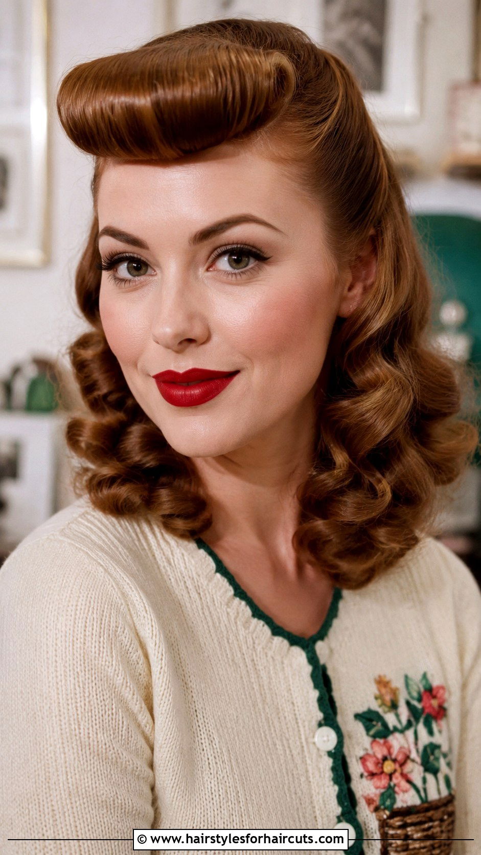 Bumper Bangs Pin Up Hairstyle - 25 easy pin up hairstyles for long hair - 25 easy pin up hairstyles for long hair