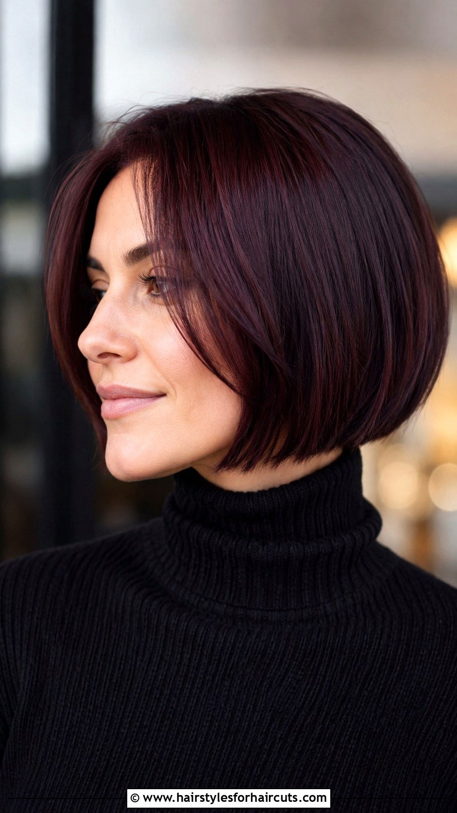 Burgundy Bob Haircut - 25 burgundy hairstyles - 25 burgundy hairstyles