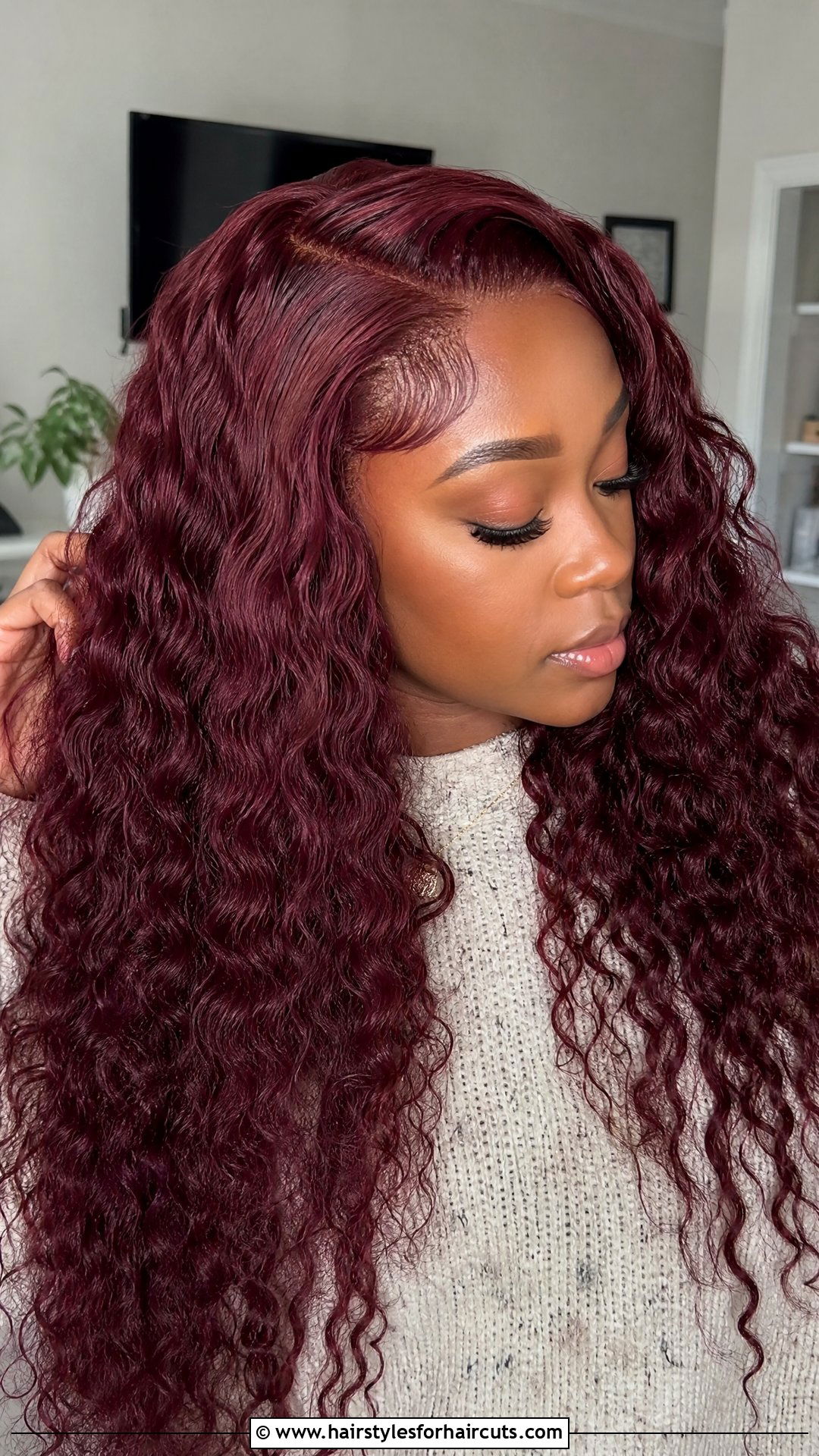 Burgundy Deep Wave Wig - 25 deep wave hairstyles for black hair - 25 deep wave hairstyles for black hair