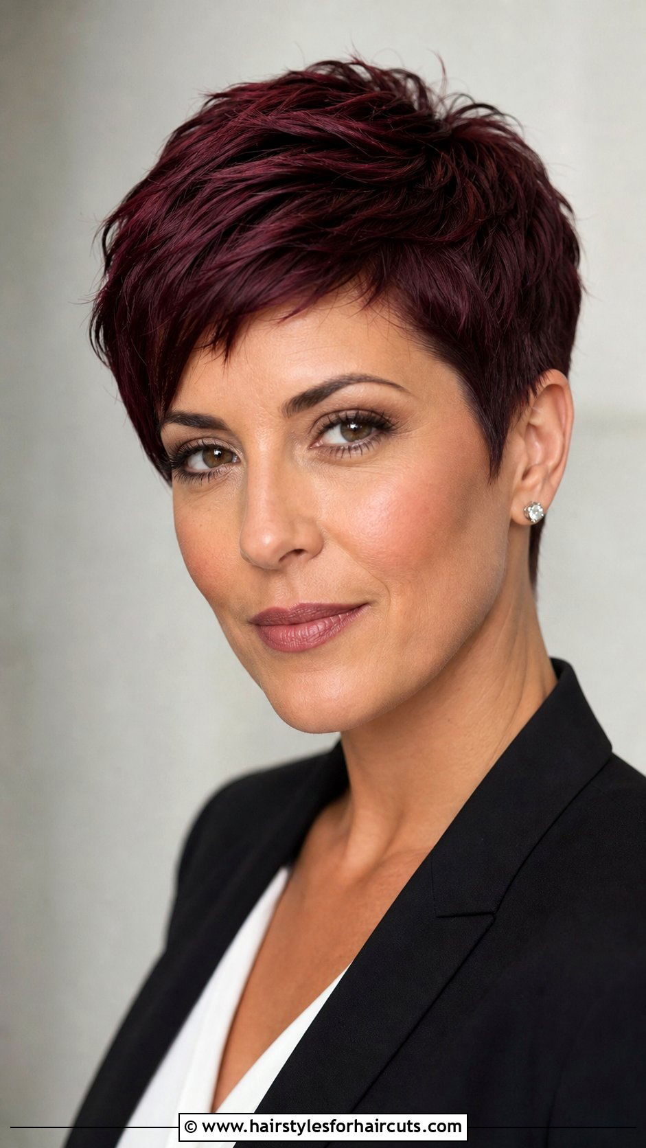 Burgundy Pixie Cut - 25 burgundy hairstyles for black hair - 25 burgundy hairstyles for black hair