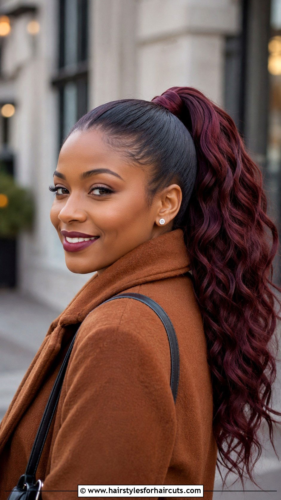 Burgundy Weave Ponytail - 25 black hair weave ponytail hairstyles - 25 black hair weave ponytail hairstyles