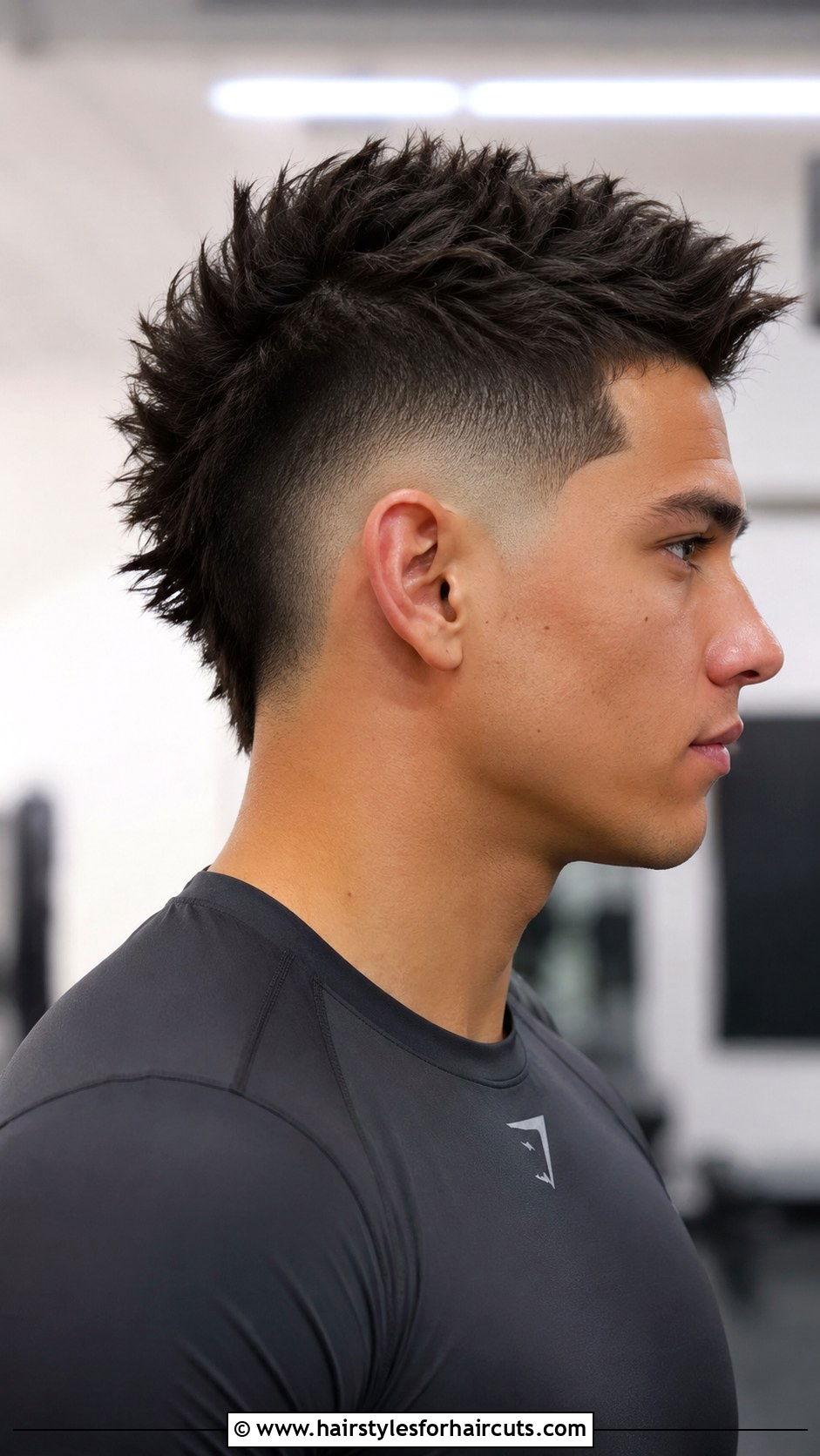 Burst Fade Mohawk - 25 basketball haircuts - 25 basketball haircuts