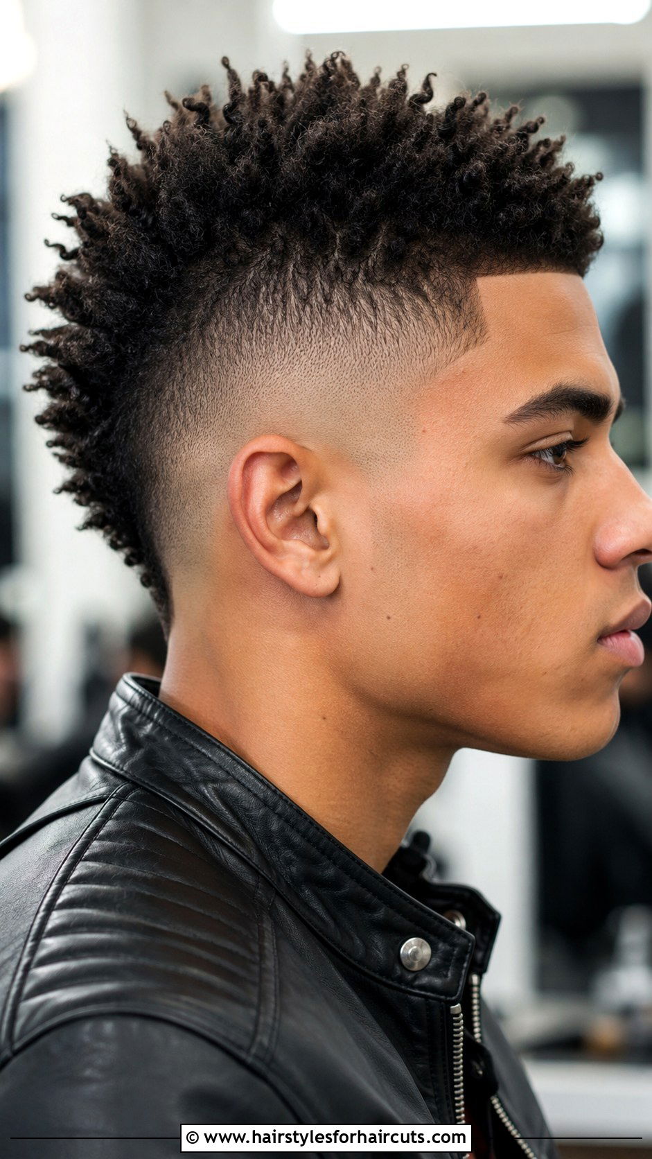 Burst Fade Mohawk - 25 fade haircuts - 25 fade haircuts