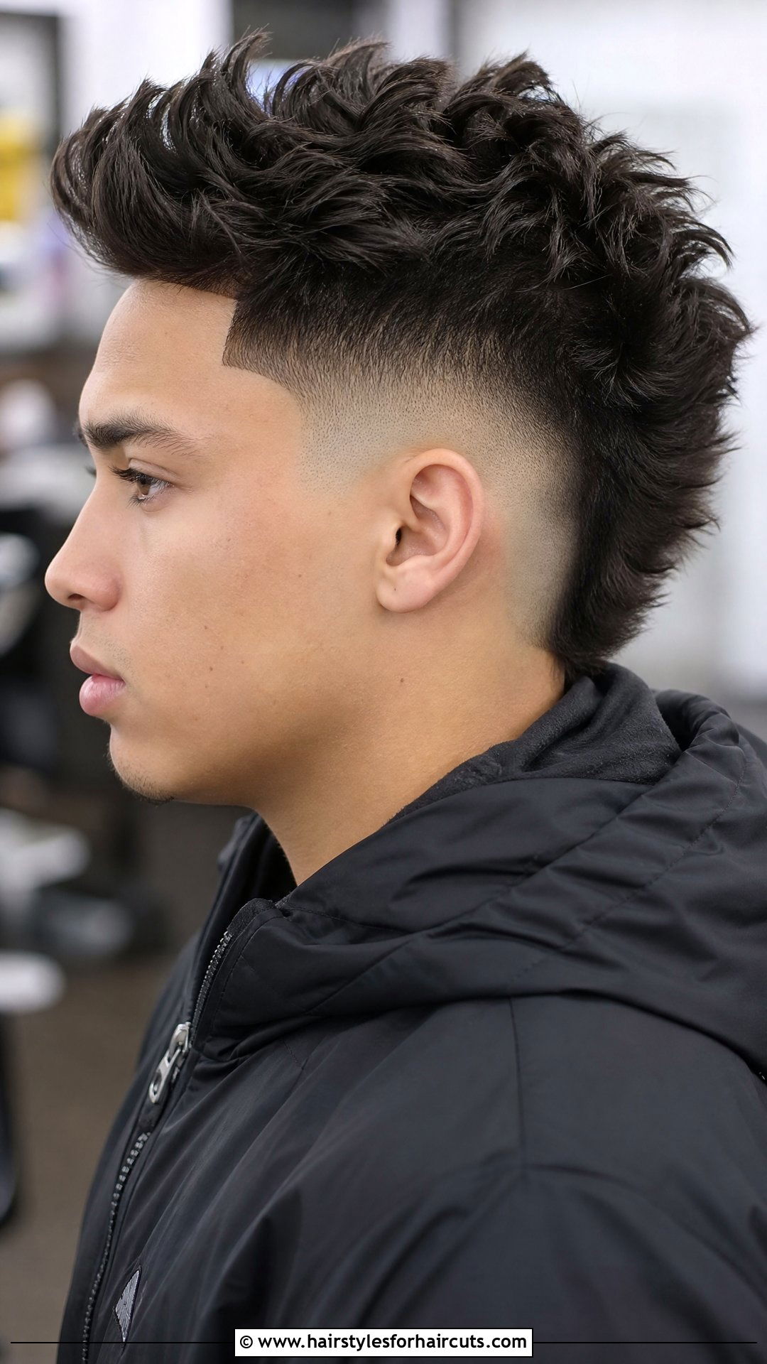 Burst Fade Mohawk - 25 football haircuts - 25 football haircuts