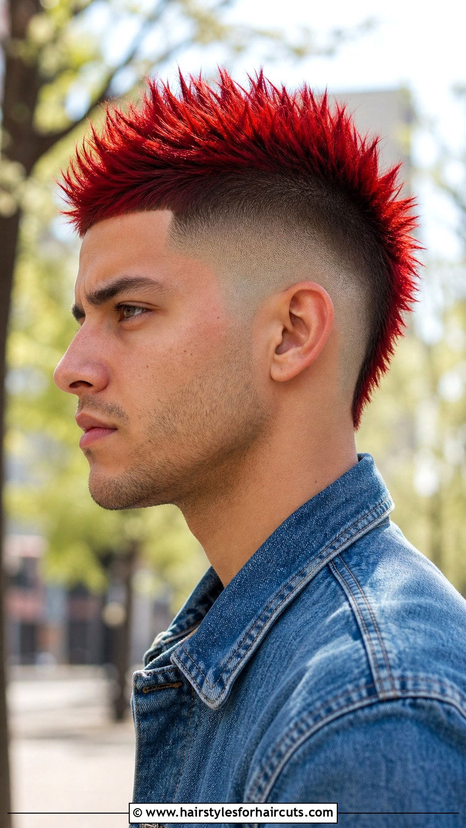 Burst Fade Red Mohawk - 25 fade haircuts red hair - 25 fade haircuts red hair