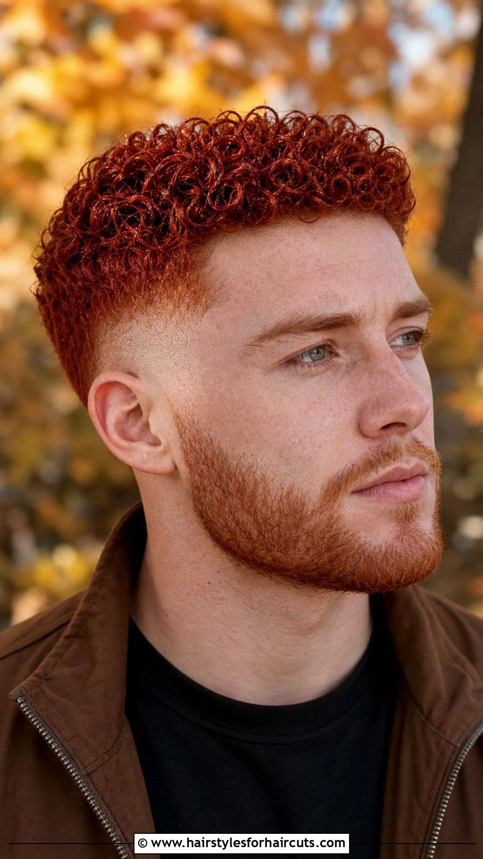 Burst Fade Short Red Curls - 25 fade haircuts red hair - 25 fade haircuts red hair