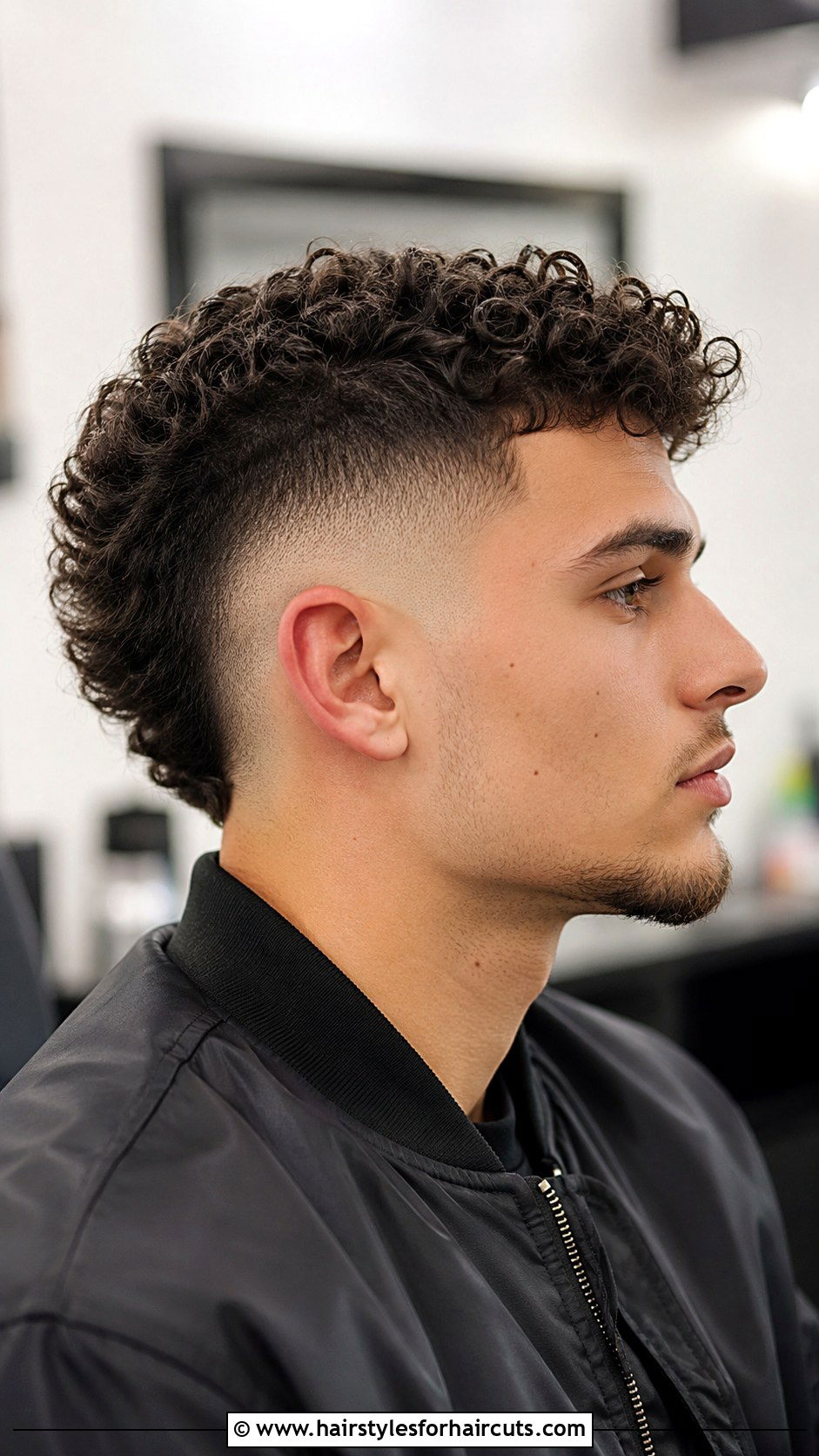 Burst Fade With Curly Mohawk - 25 side fade haircuts curly hair - 25 side fade haircuts curly hair