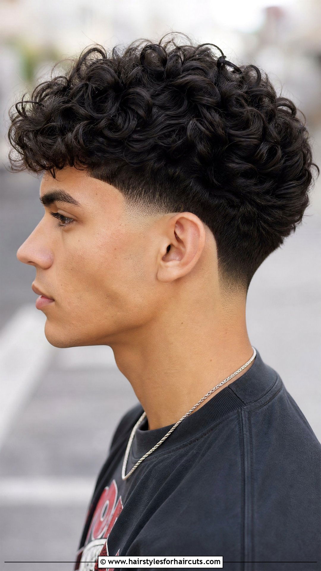 Burst Fade With Curly Top - 25 trae young haircuts - 25 trae young haircuts