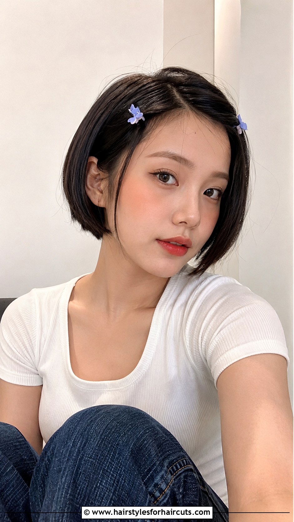 Butterfly Clips On Short Bob - 25 90s butterfly hair clips hairstyles - 25 90s butterfly hair clips hairstyles