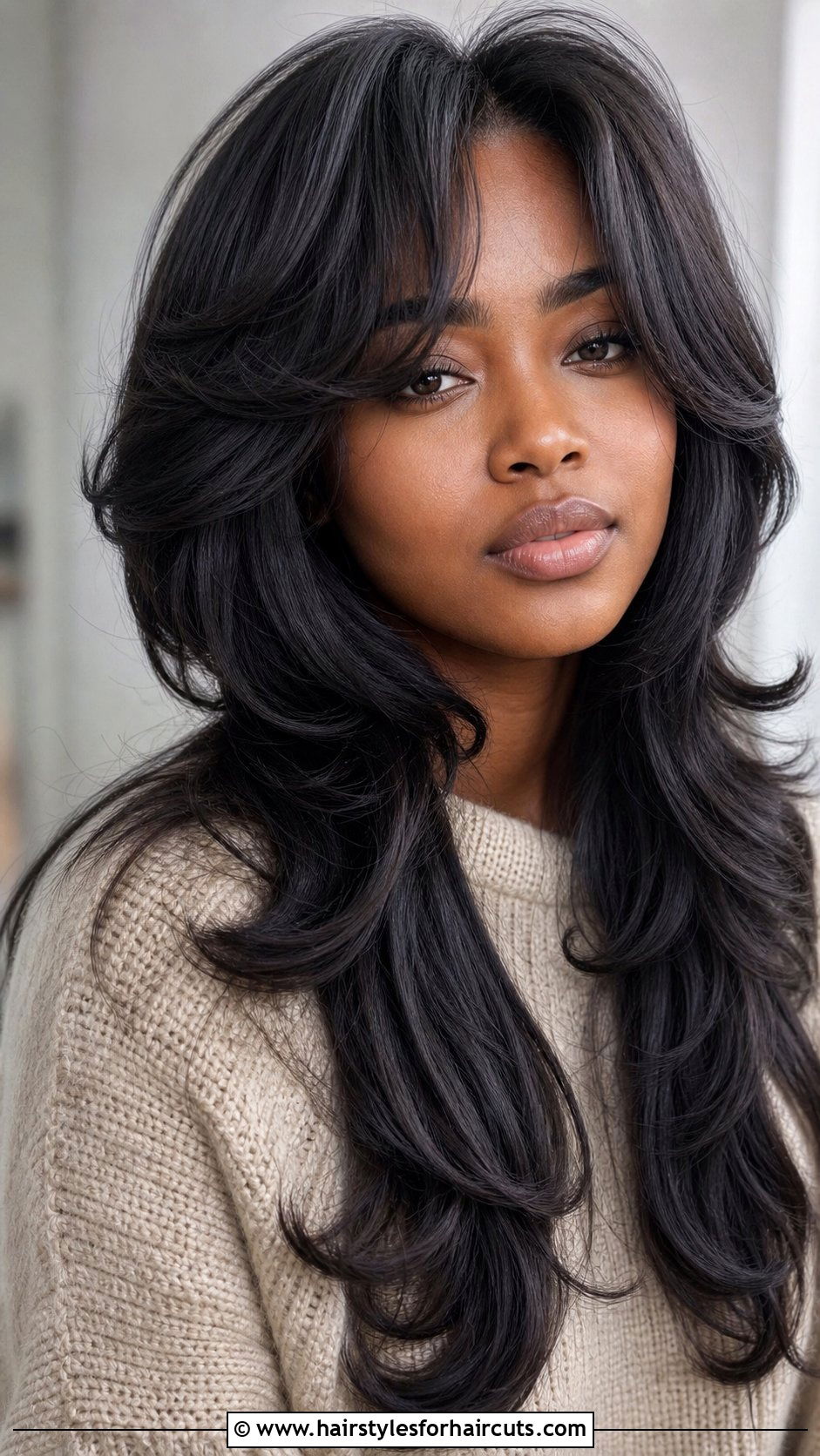 Butterfly Cut Blowout - 25 shoulder length blowout hairstyles for black hair - 25 shoulder length blowout hairstyles for black hair