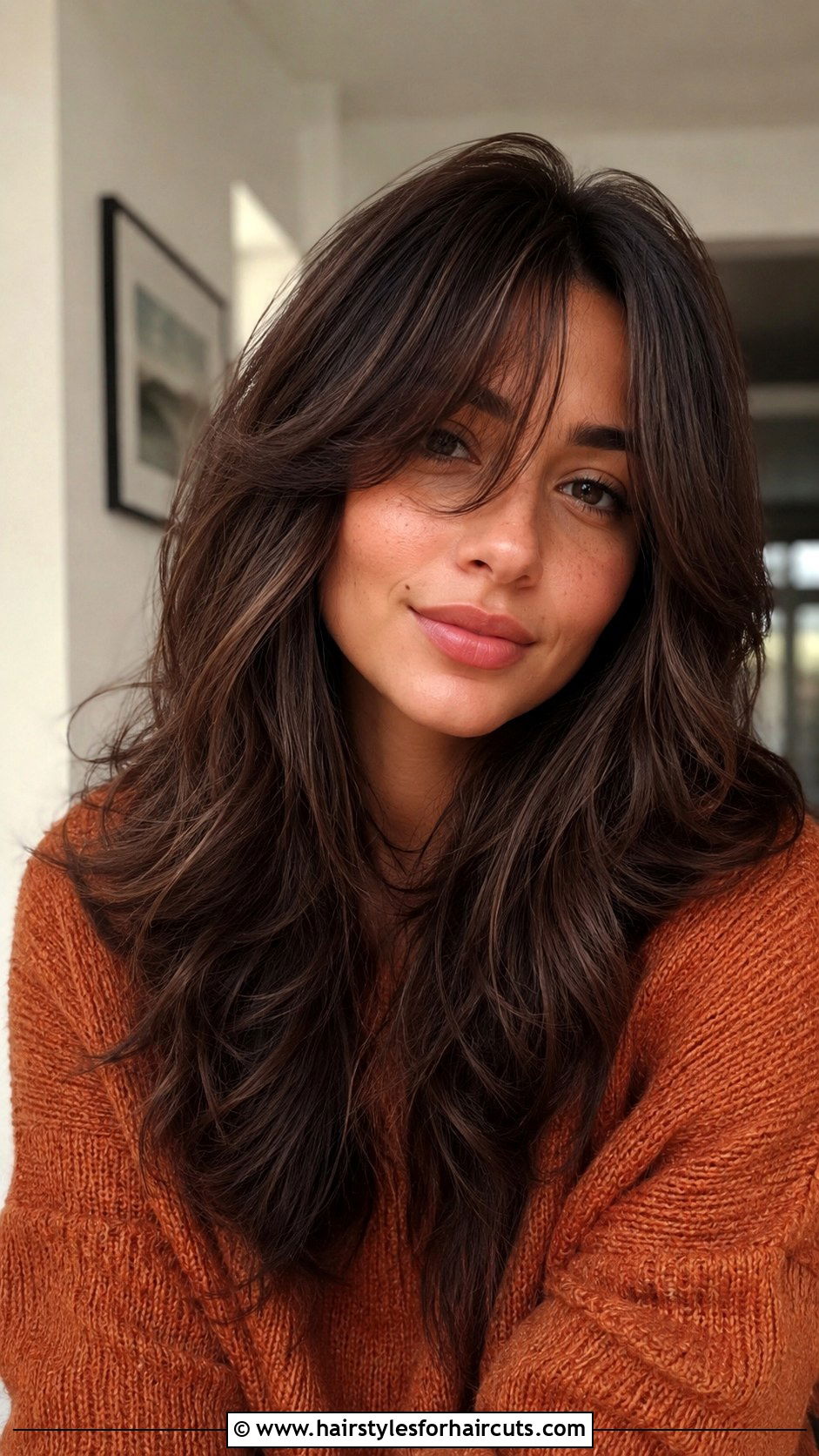 Butterfly Cut With Curtain Bangs - 25 butterfly haircuts for medium hair - 25 butterfly haircuts for medium hair