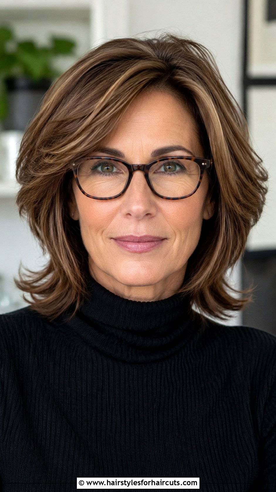 Butterfly Cut With Glasses - 25 butterfly haircuts for medium hair - 25 butterfly haircuts for medium hair