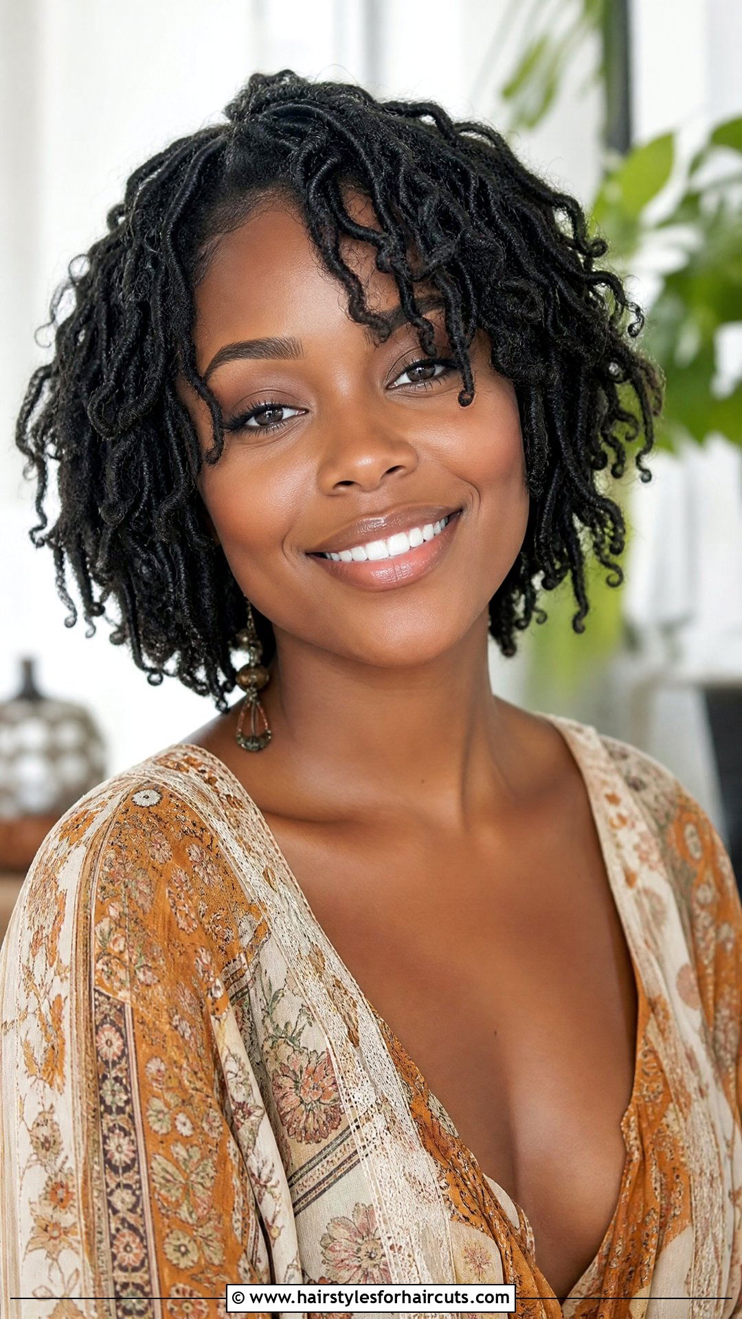 Butterfly Locs Short Length - 25 hairstyles for short locs - 25 hairstyles for short locs
