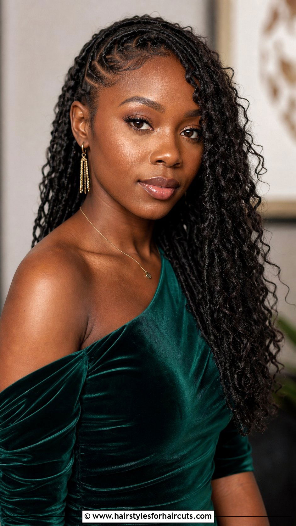 Butterfly Locs Side Part - 25 christmas hairstyles for black hair - 25 christmas hairstyles for black hair