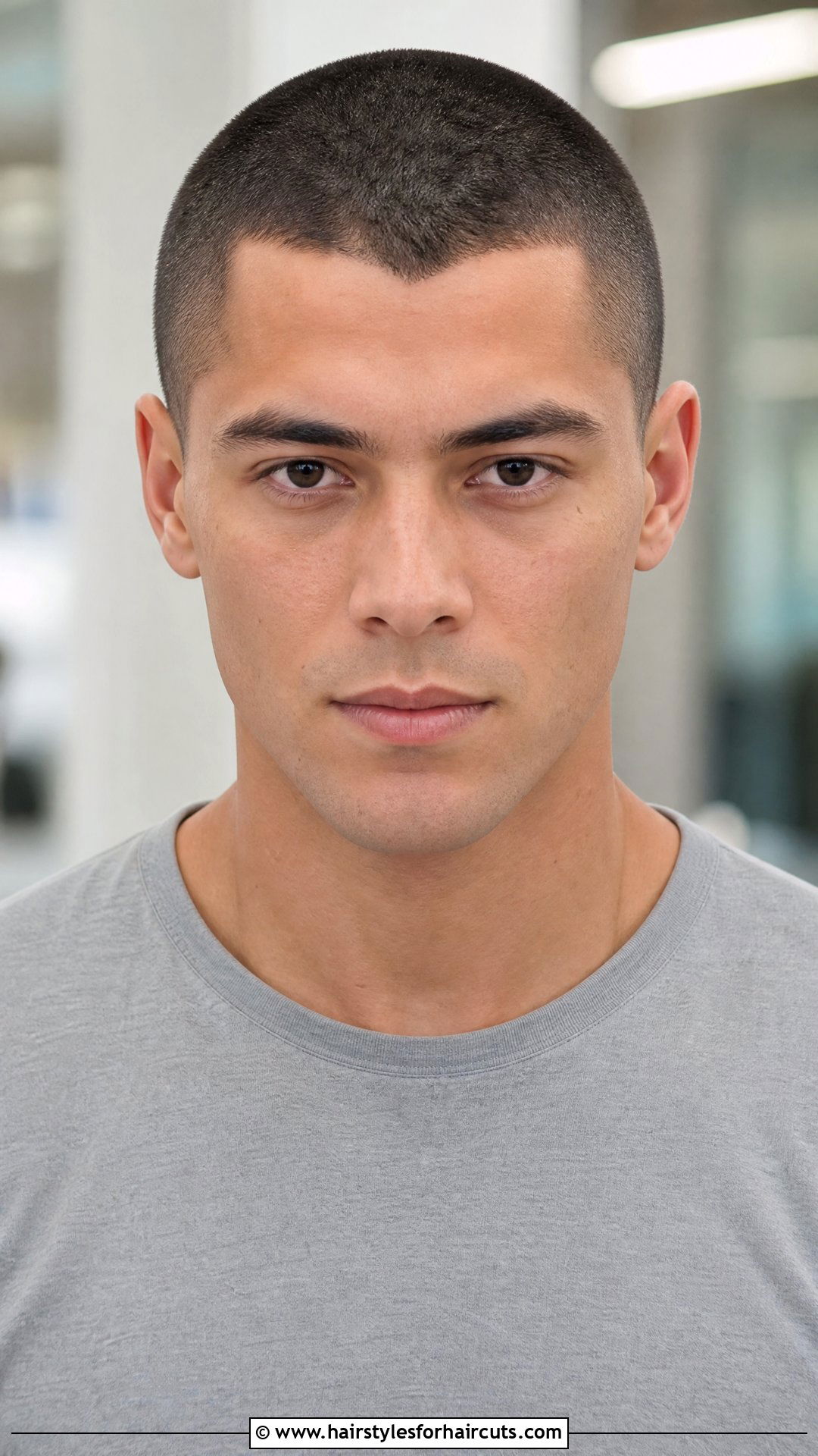 Buzz Cut - 25 widows peak hairstyles - 25 widows peak hairstyles