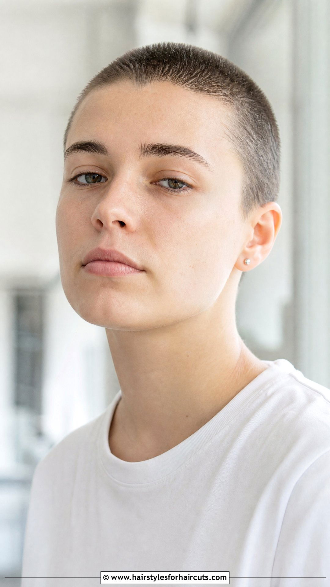 Buzz Cut - 25 nonbinary haircuts for straight hair - 25 nonbinary haircuts for straight hair