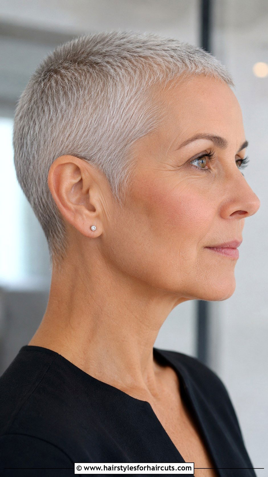Buzz Cut For Grey Hair - 25 best haircuts for grey hair - 25 best haircuts for grey hair