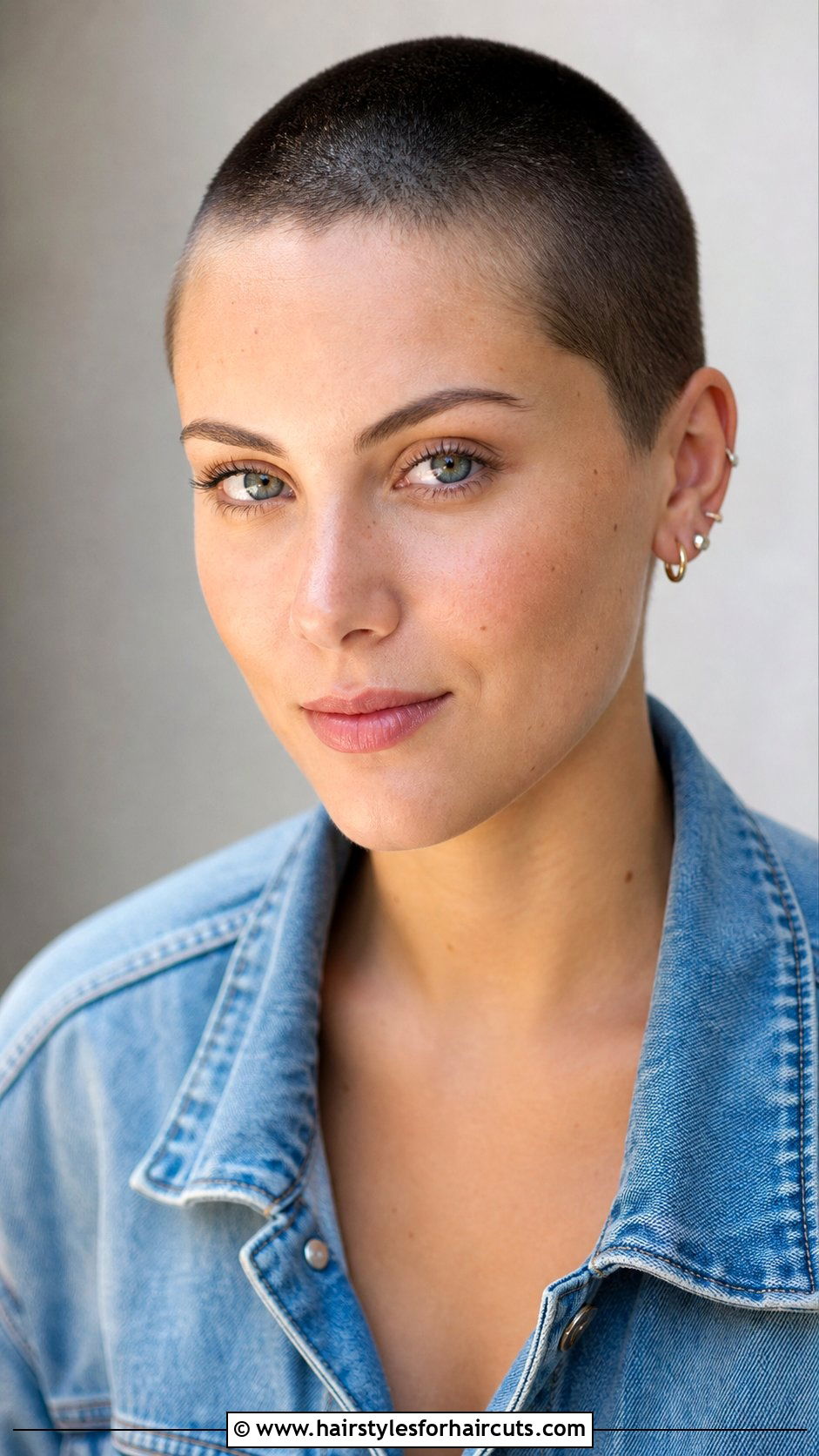 Buzz Cut For Women - 25 haircuts caption - 25 haircuts caption