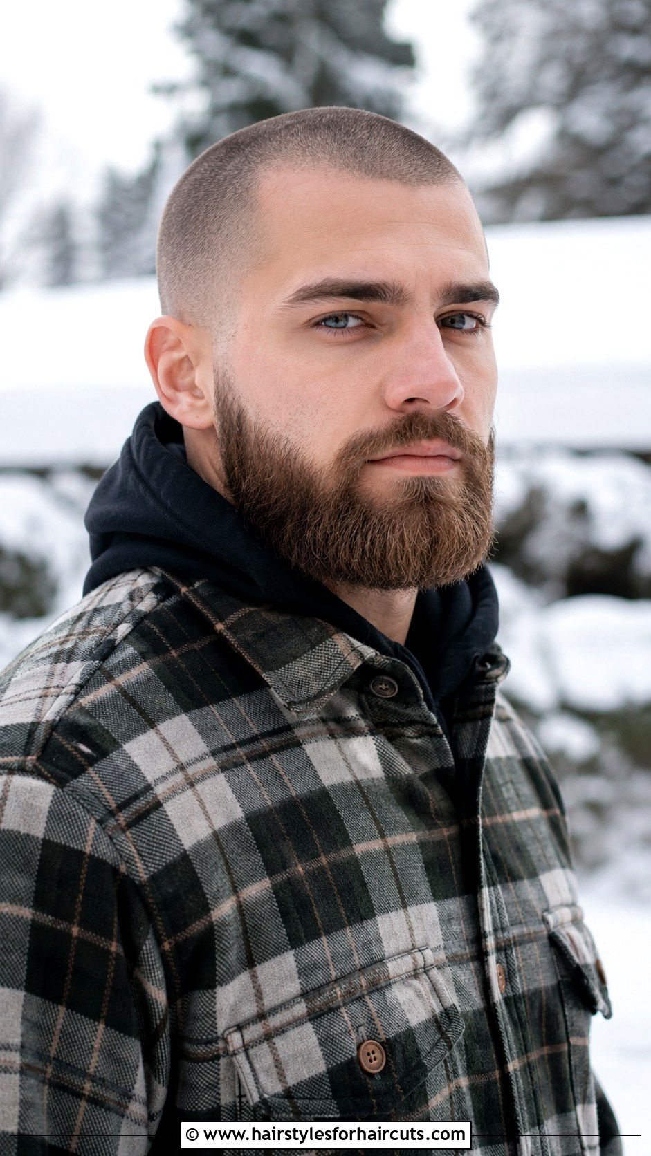 Buzz Cut With Beard - 25 barber shop hairstyles - 25 barber shop hairstyles