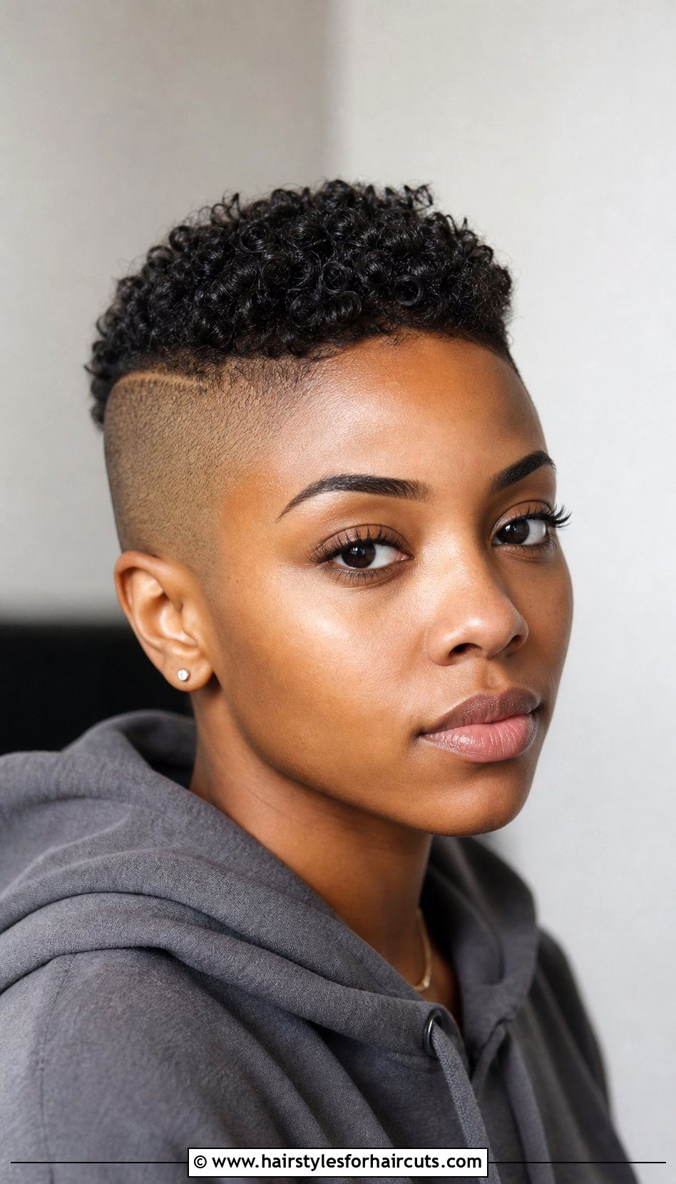 Buzz Cut With Curly Top - 25 good haircuts for curly thick hair - 25 good haircuts for curly thick hair