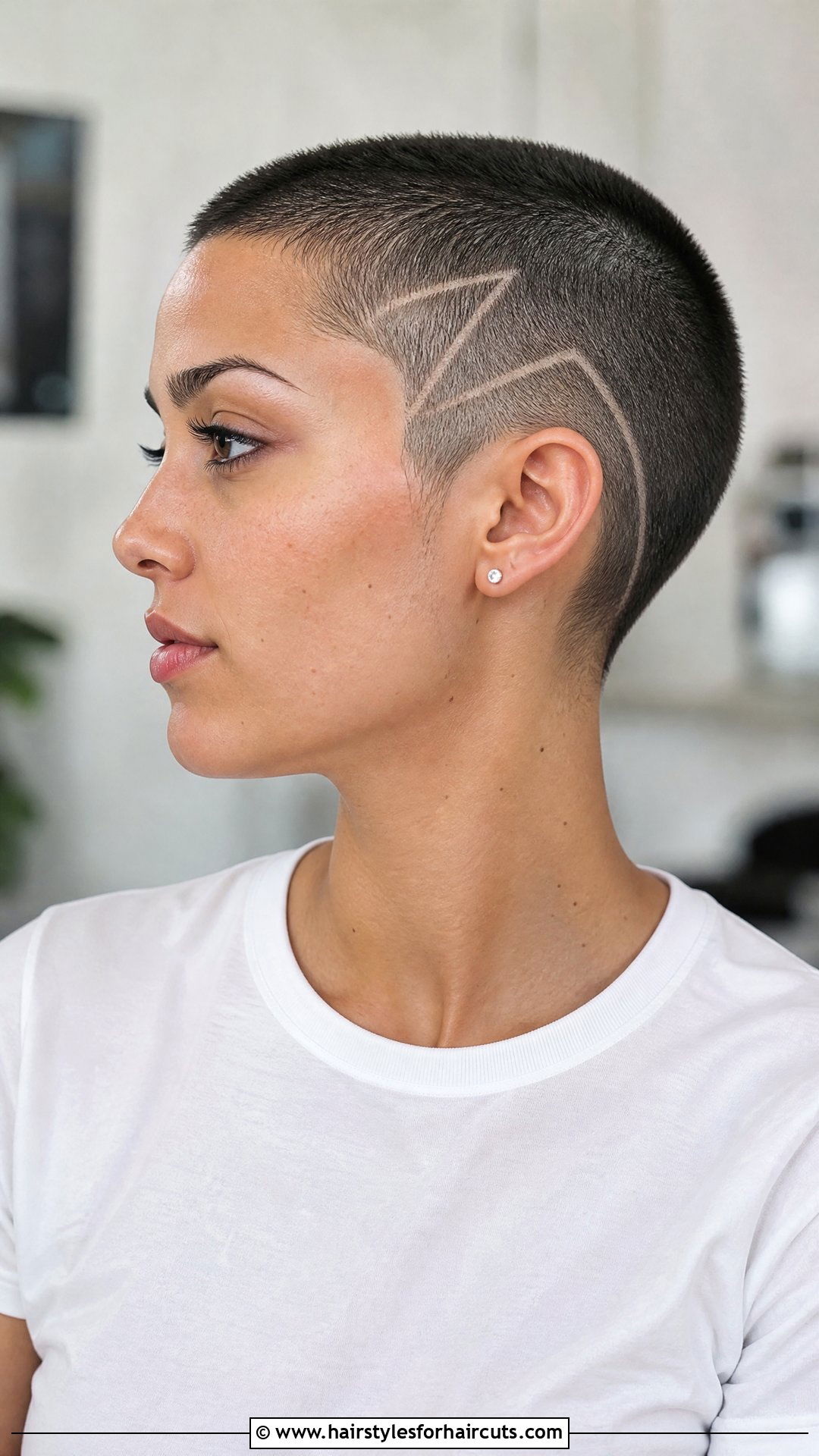 Buzz Cut With Design - 25 edgy short haircuts - 25 edgy short haircuts