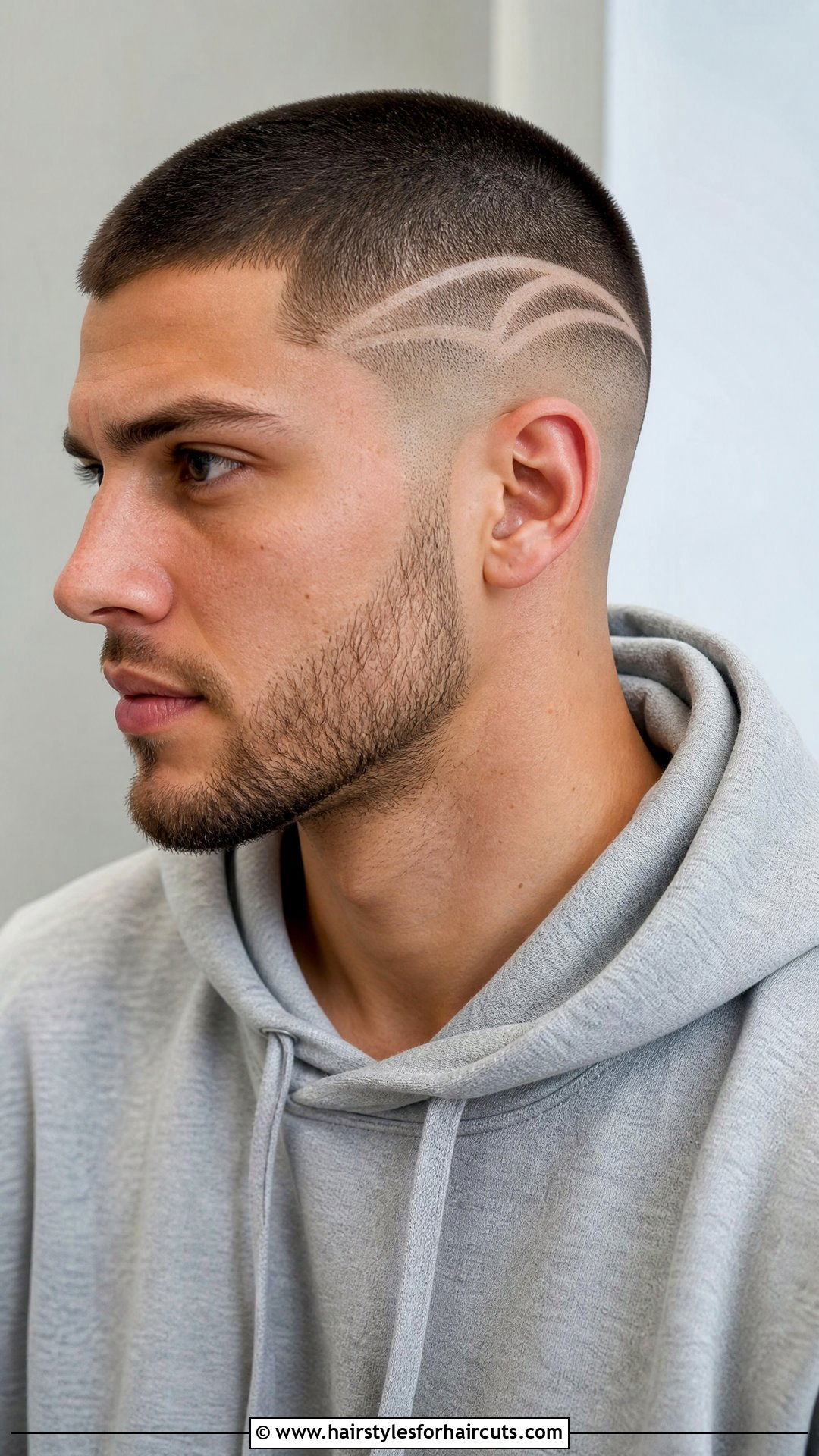 Buzz Cut With Design - 25 back to school haircuts deals - 25 back to school haircuts deals