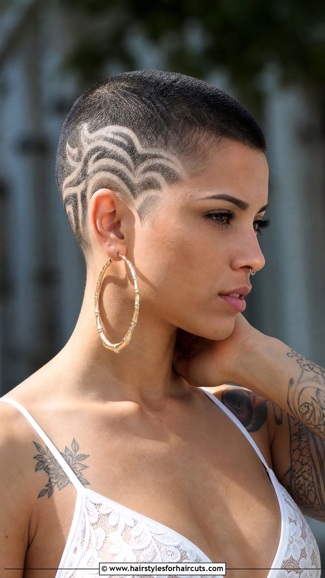Buzz Cut With Design - 25 short hairstyles thin fine hair - 25 short hairstyles thin fine hair