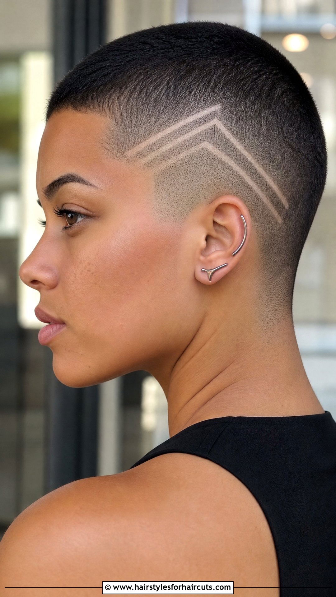 Buzz Cut With Design - 25 sophisticated hairstyles for short hair - 25 sophisticated hairstyles for short hair