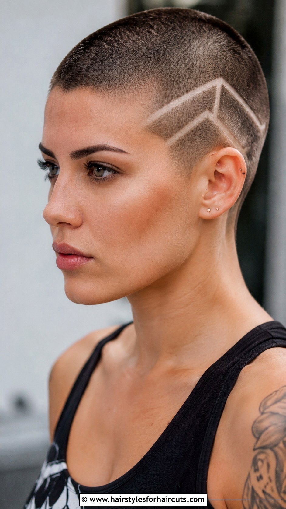 Buzz Cut With Design - 25 best haircuts for thin hair - 25 best haircuts for thin hair