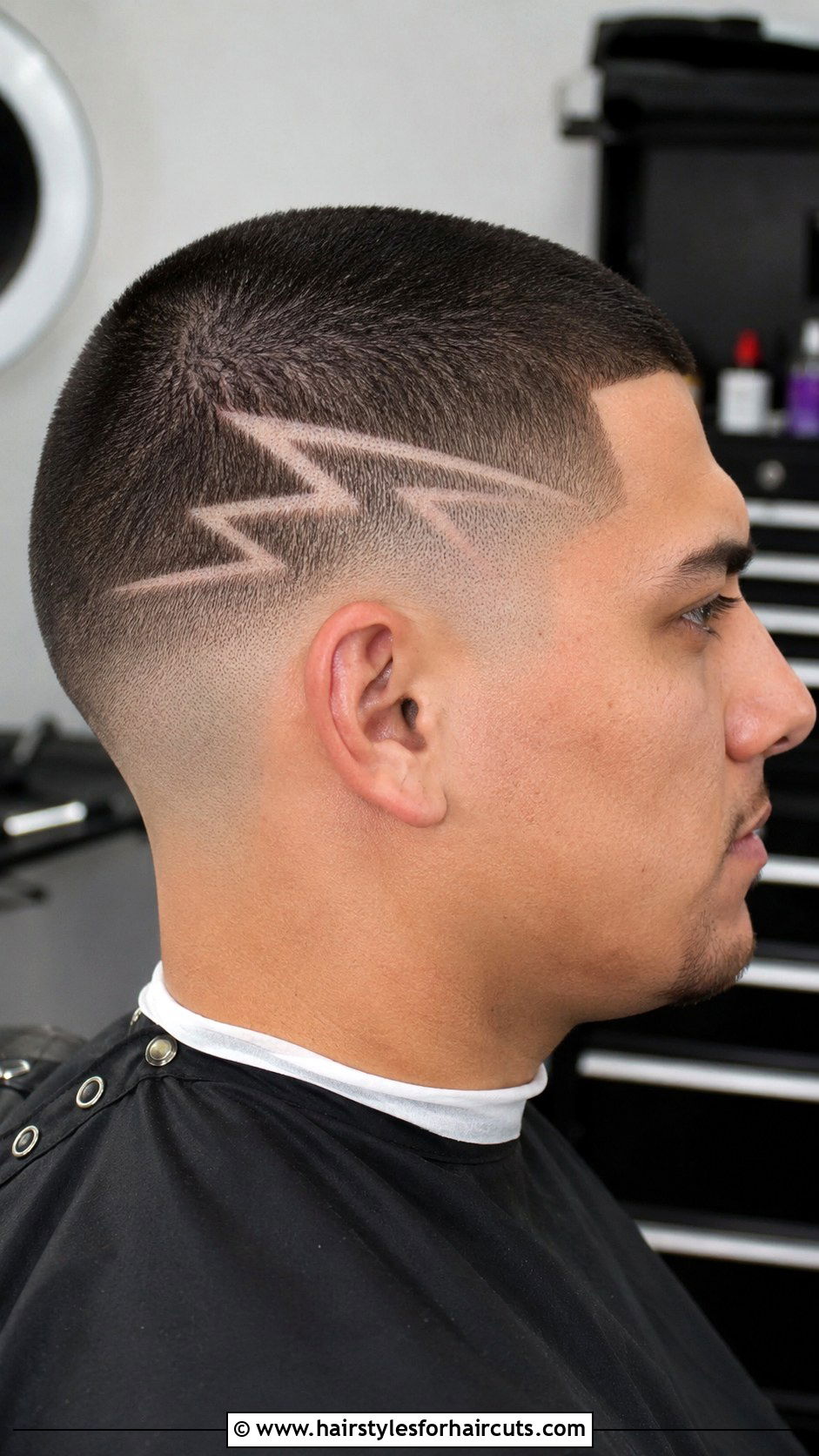 Buzz Cut With Designs - 25 1980s haircuts - 25 1980s haircuts