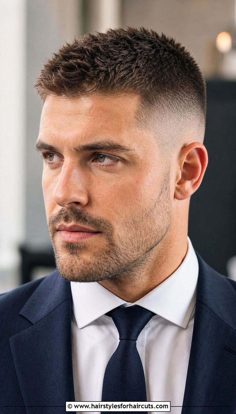Buzz Cut With Fade - 25 haircuts for thin hair on top - 25 haircuts for thin hair on top