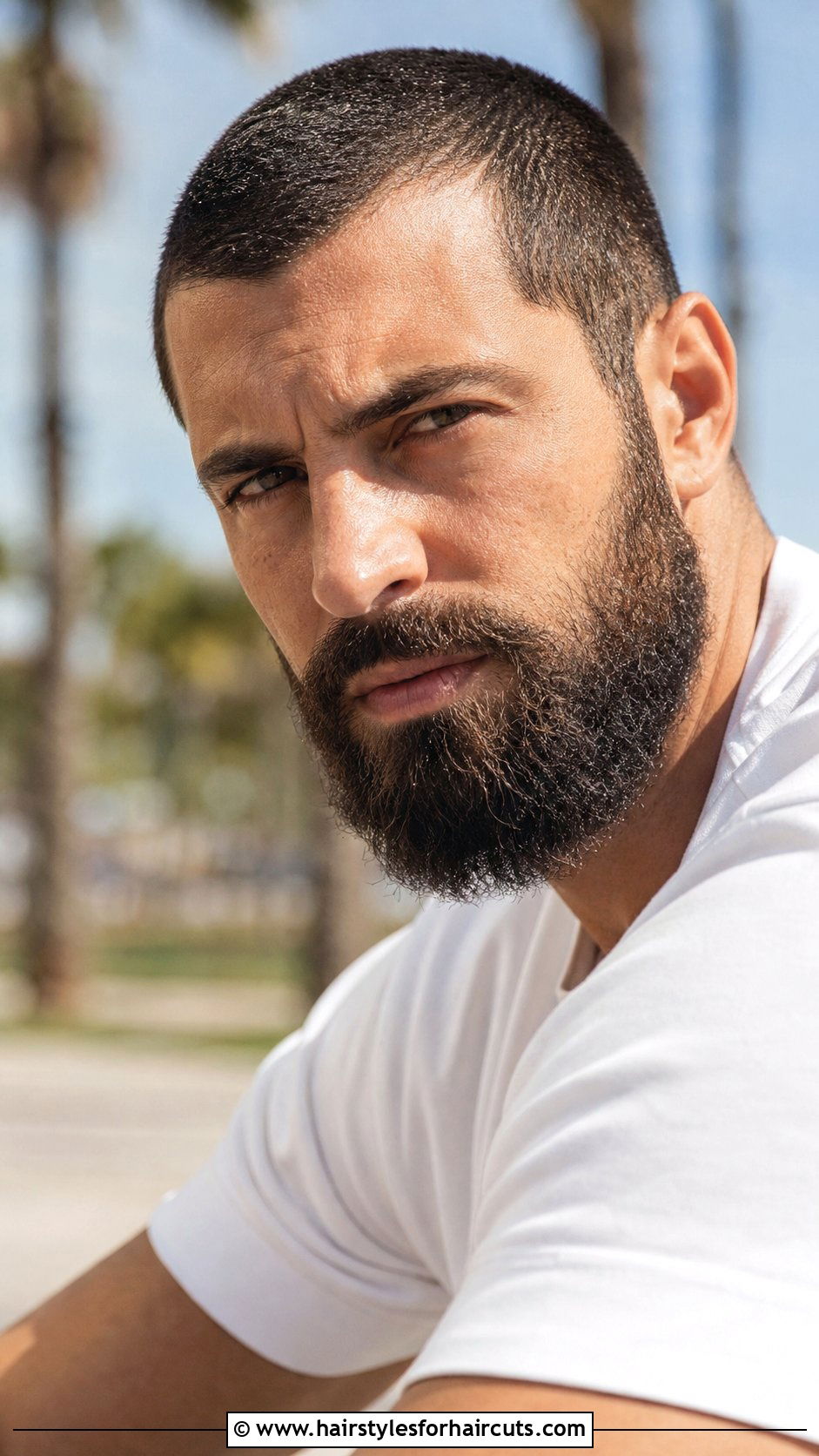 Buzz Cut With Full Beard - 25 hair beard hairstyles - 25 hair beard hairstyles