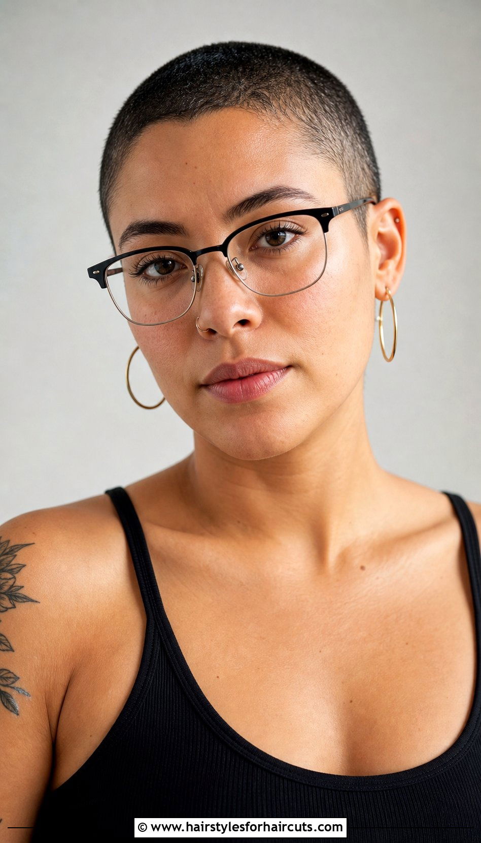 Buzz Cut With Glasses - 25 hairstyles for women with glasses - 25 hairstyles for women with glasses