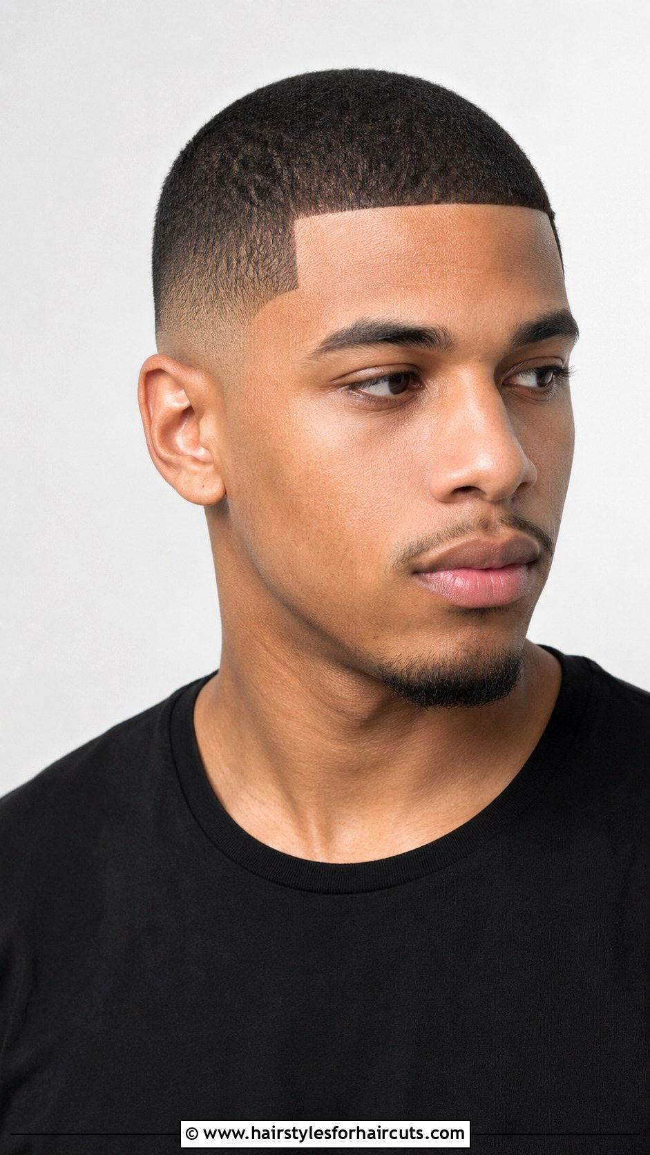 Buzz Cut With Line Up - 25 african hairstyles men - 25 african hairstyles men