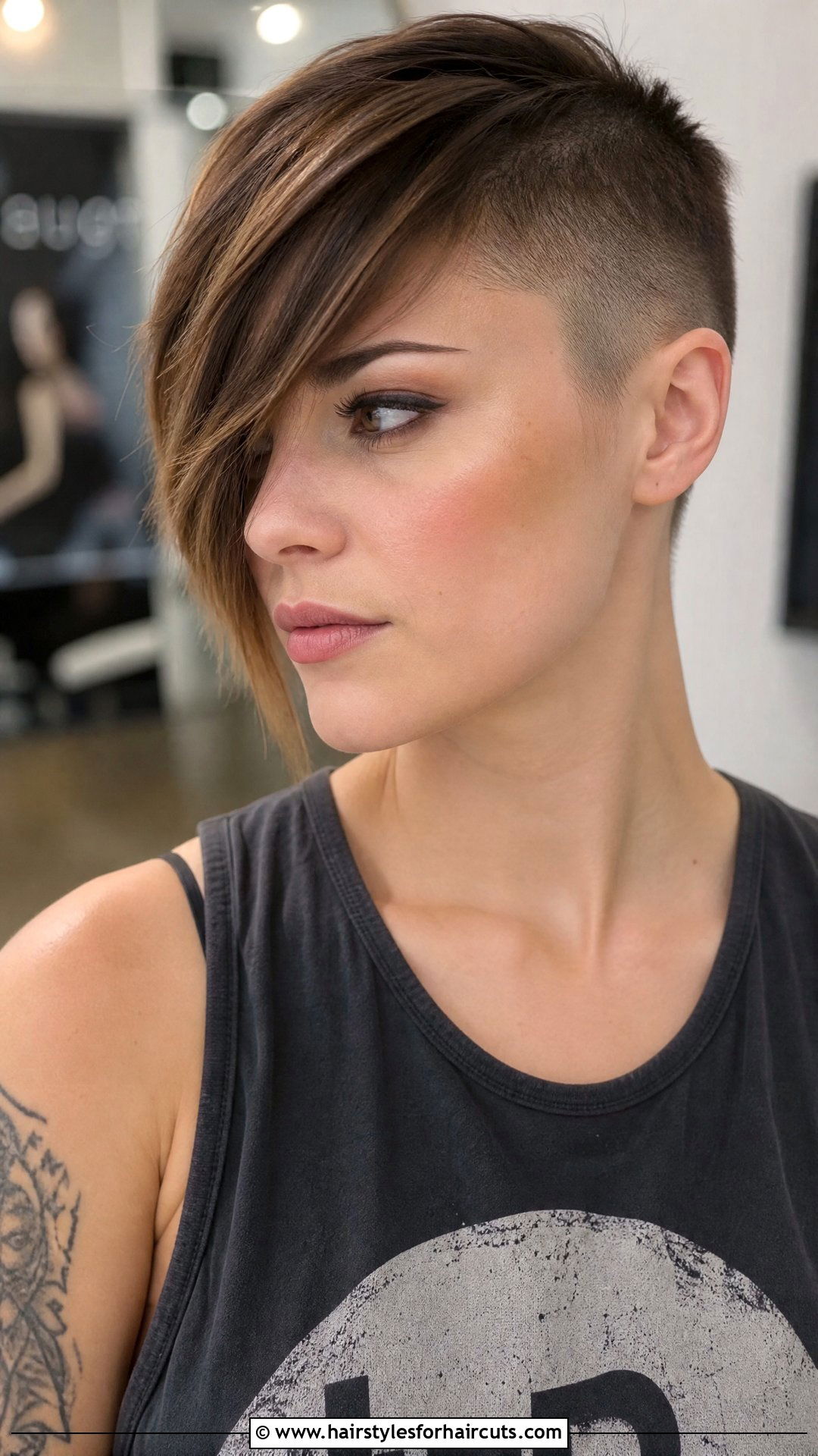 Buzz Cut With Long Bangs - 25 haircuts for short hair with bangs - 25 haircuts for short hair with bangs