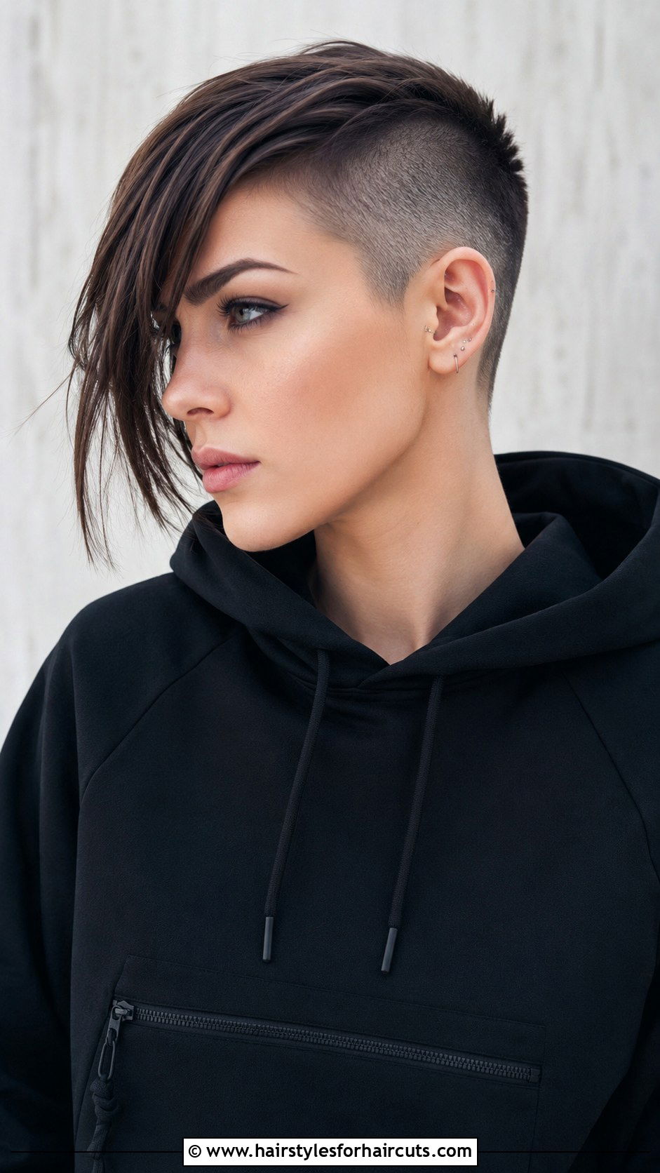 Buzz Cut With Long Bangs - 25 bangs hairstyles short hair - 25 bangs hairstyles short hair