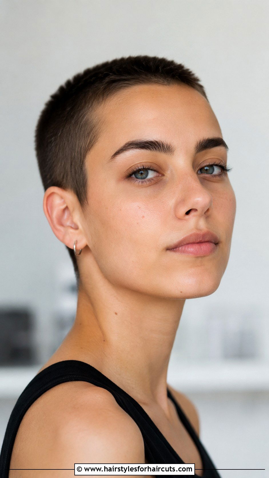 Buzz Cut Women - 25 haircuts for diamond face shape - 25 haircuts for diamond face shape